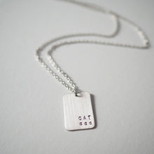 Lade das Bild in den Galerie-Viewer, Sterling Silber kette mit 3 Initialen