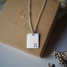 Lade das Bild in den Galerie-Viewer, Initialen Halskette Herren