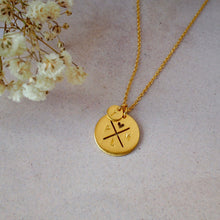 Lade das Bild in den Galerie-Viewer, Kette mit Initialen vergoldet