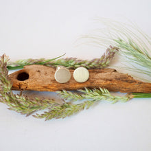 Lade das Bild in den Galerie-Viewer, Ohrstecker rund Silber