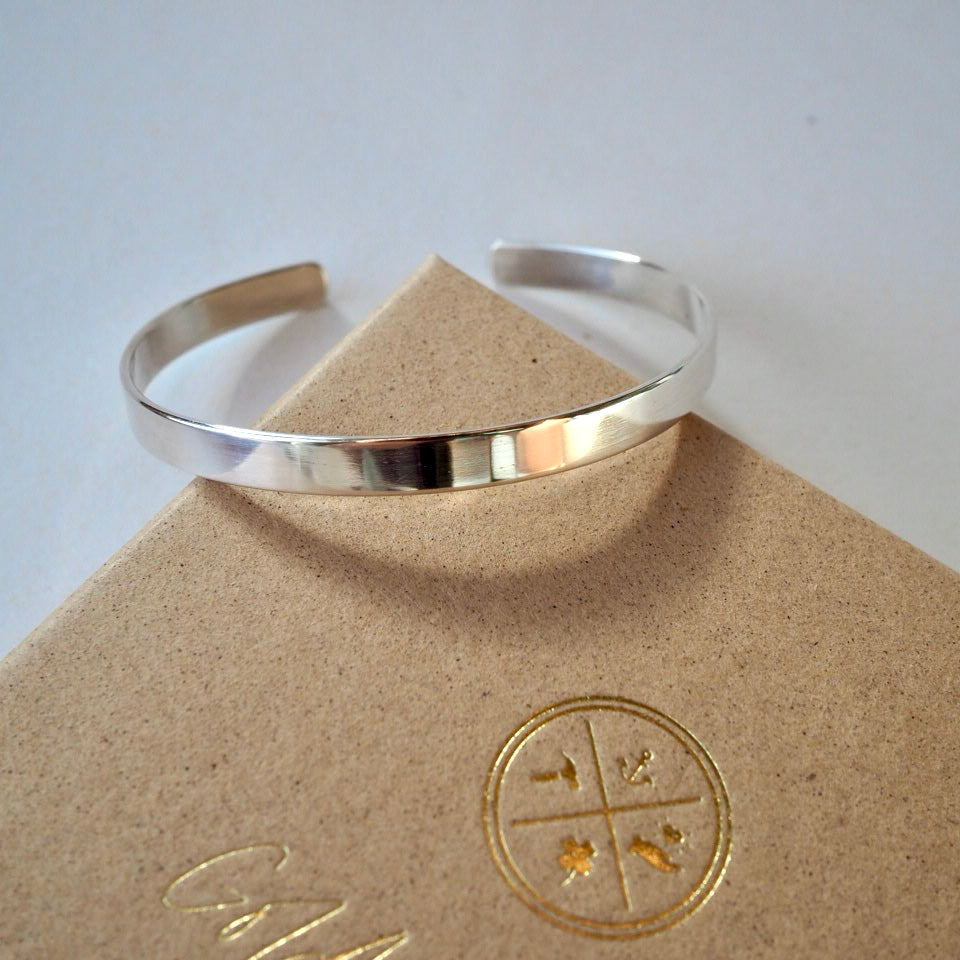 Silber - Armreif Herren