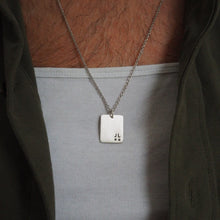 Lade das Bild in den Galerie-Viewer, Initialen Halskette Herren
