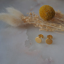 Lade das Bild in den Galerie-Viewer, Ohrringe mit 750er Gold vergoldet
