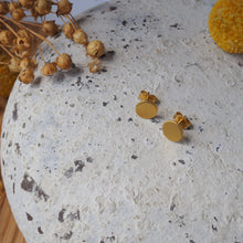 Lade das Bild in den Galerie-Viewer, Ohrringe mit 750er Gold vergoldet
